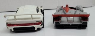 Scalextric Audi R8 y Porsche GT1