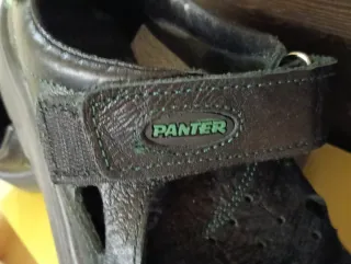 Zapatos de seguridad Panter negros y verdes