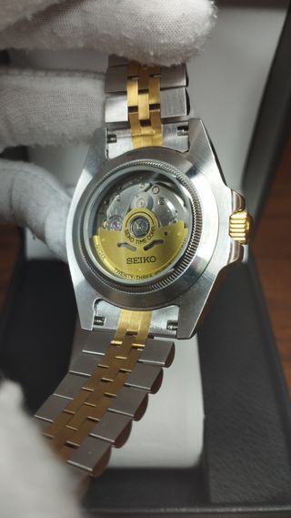 Reloj Seiko Mod GMT-Master II Bicolor Zombie Oro