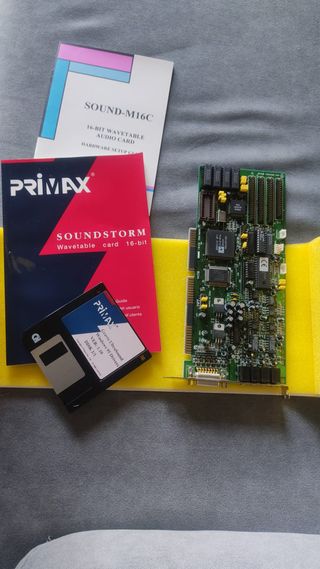 Tarjeta Sonido Primax SoundStorm Wavetable 16-Bit