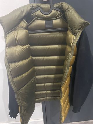 Chaqueta Roberto Ricci verde y dorada