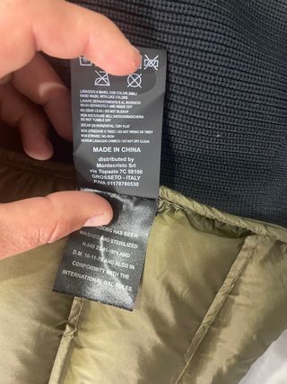 Chaqueta Roberto Ricci verde y dorada