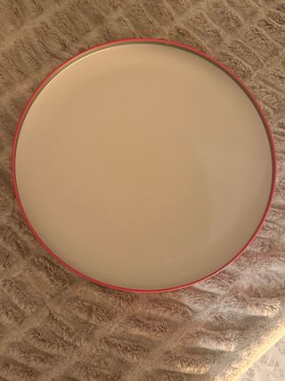 Cartel Redondo Coca-Cola Aquí se sirve en vidrio