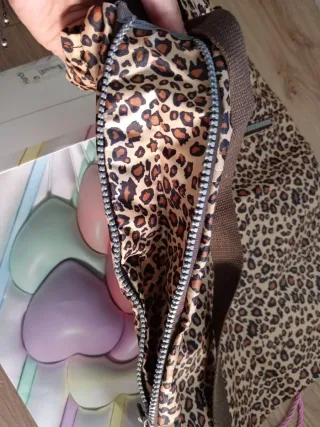 Mochila estilo leopardo