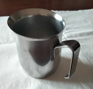 Bricco per latte in acciaio inox