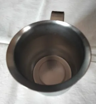 Bricco per latte in acciaio inox