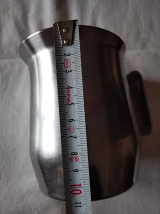 Bricco per latte in acciaio inox