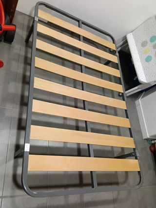 Somier, colchón, funda y patas