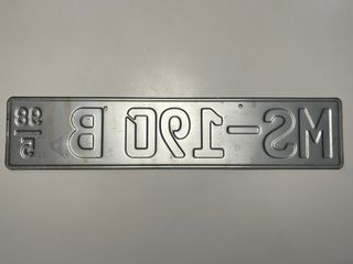 🇩🇪 Matrícula MS-190B (año 1998)