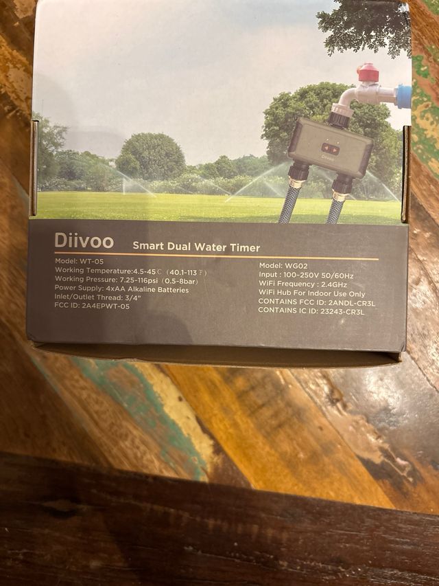 Centralina Irrigazione Diivoo WiFi Nuova