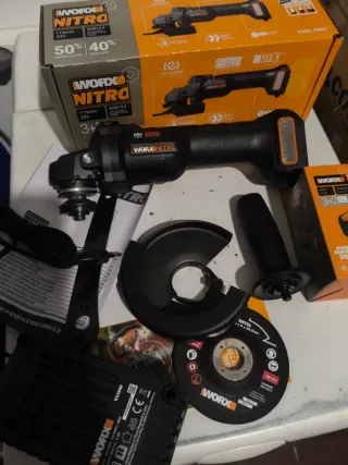 Amoladora Angular Worx WX815 20V 115mm