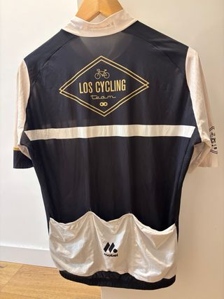 Equipación Ciclismo Mobel Negra y Blanca