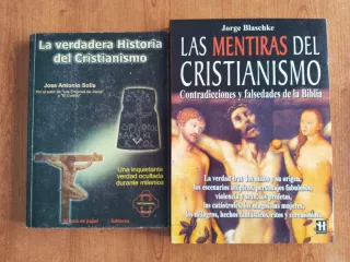 Lote 2 libros sobre el cristianismo (visióncrítica