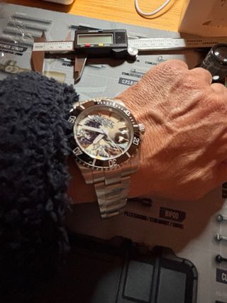 Reloj Seiko Mod La Gran Ola de Kanagawa