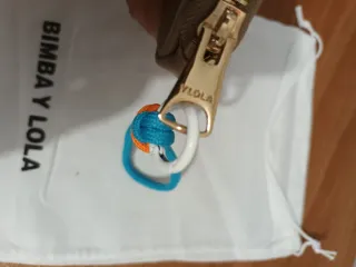 Monedero BIMBA Y LOLA beige y azul