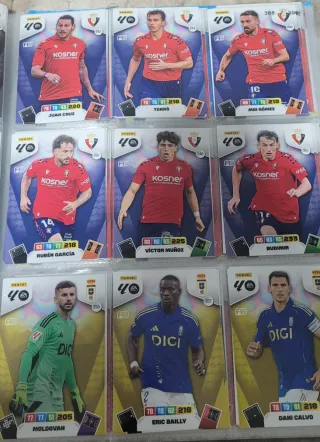 Vendo Cromos Adrenalyn XL LaLiga 2025-2026