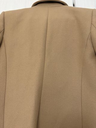 Abrigo Zara Manteco Beige