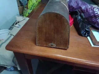 Tapadera Máquina Coser Alfa Madera