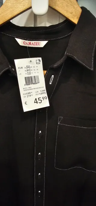 Mono negro CAMATE talla S