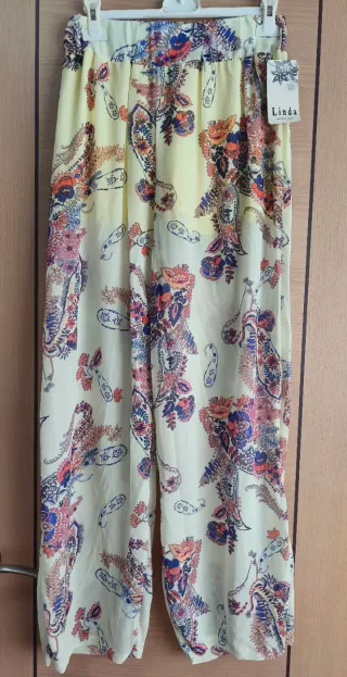 Pantalones estampados mujer