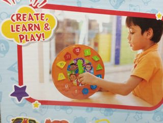 Reloj Cocomelon Aprendizaje Formas Números