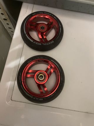 Ruedas Scooter Bestial Wolf Rojas