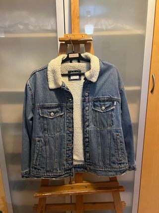Chaqueta tejana con borrego Talla S