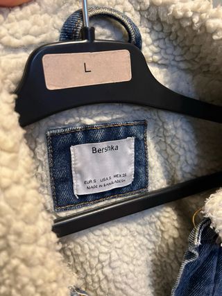 Chaqueta tejana con borrego Talla S