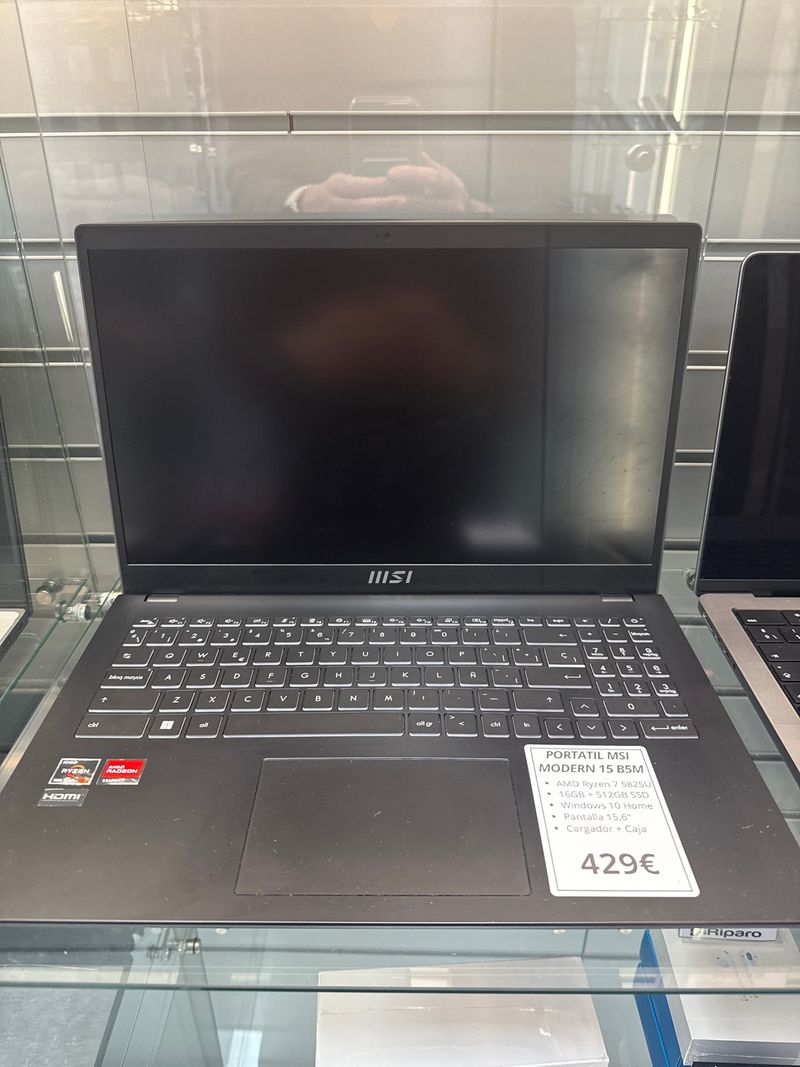 Portátil MSI Modern 15 B5M Negro
