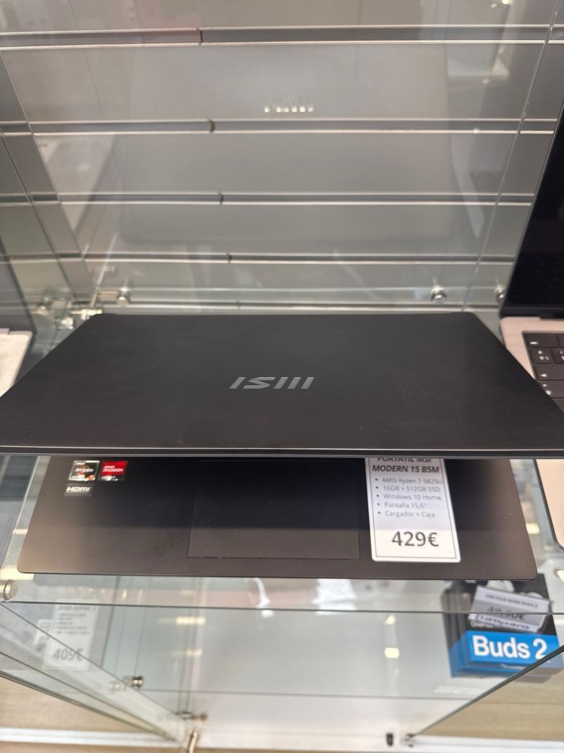 Portátil MSI Modern 15 B5M Negro afbeelding 4