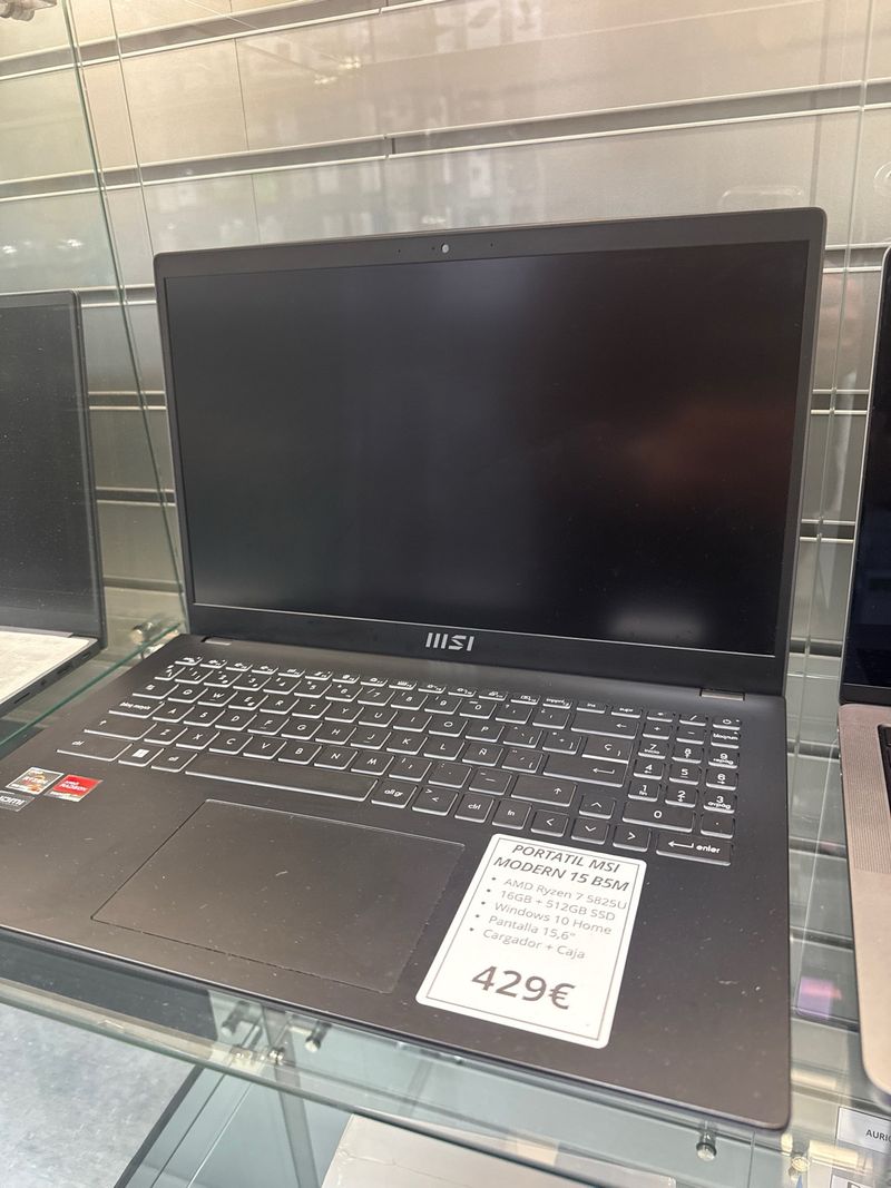 Portátil MSI Modern 15 B5M Negro afbeelding 2