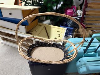 Cesta de mimbre grande