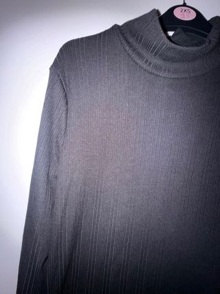 Maglietta nera manica lunga