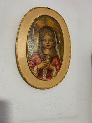 Virgen Comunión Ovalada