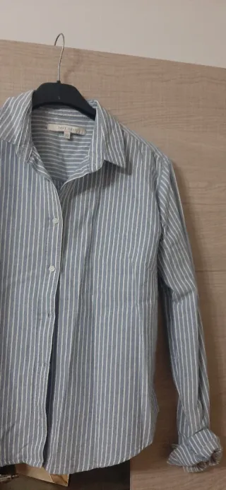 Camisa de rayas azul EASY WEAR Talla XS