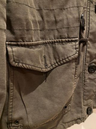 Levi ́s Chaqueta Parka Militar con Capucha Talla L