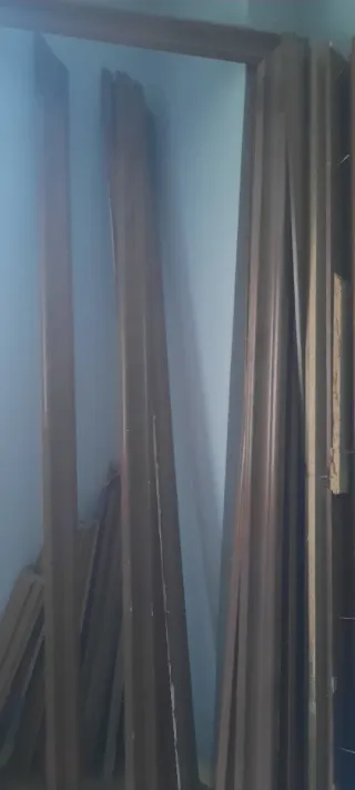 3 Puertas maciza roble. Una ciega y dos con crista