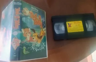 VHS Tod y Toby Disney Los Clásicos sello diamante