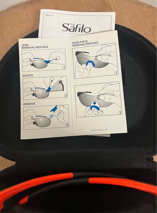 Occhiali sportivi Smith Arancioni Neri