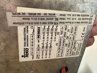 Placa de gas Teka 4 fuegos