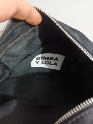 Bolso Negro BIMBA Y LOLA Cadena Plata