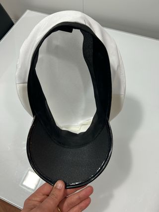 Gorra Capitán Náutica Blanca y Negra