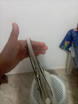 Bolso de piel blanco