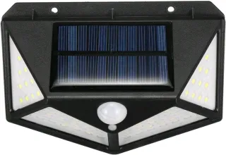 4 FARETTI ENERGIA SOLARE 100 Led Sensore Movimento