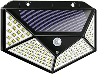 4 FARETTI ENERGIA SOLARE 100 Led Sensore Movimento