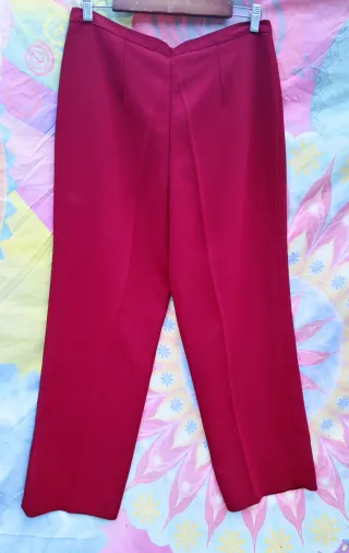 PANTALONES DE VESTIR TXL/42:GRISES/GRANATES:1X1,5€