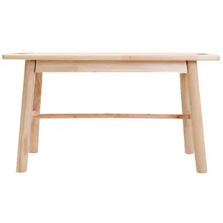 Banco de madera Hevea L82xAn27xAl45cm