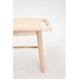 Banco de madera Hevea L82xAn27xAl45cm
