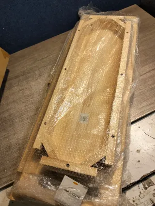 Banco de madera Hevea L82xAn27xAl45cm