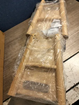 Banco de madera Hevea L82xAn27xAl45cm